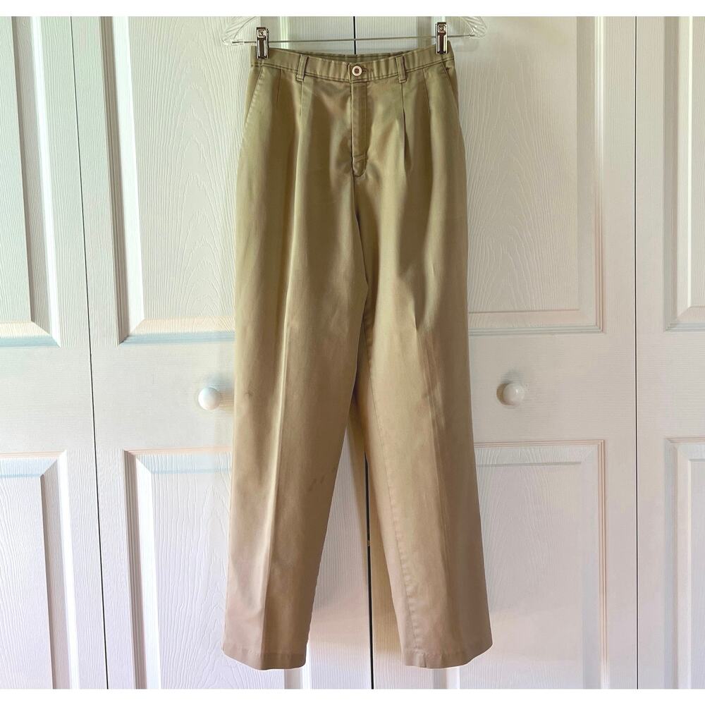 Vintage 1991 Levi’s Sportswear womens size 6 high-waist pleated khaki pants USA